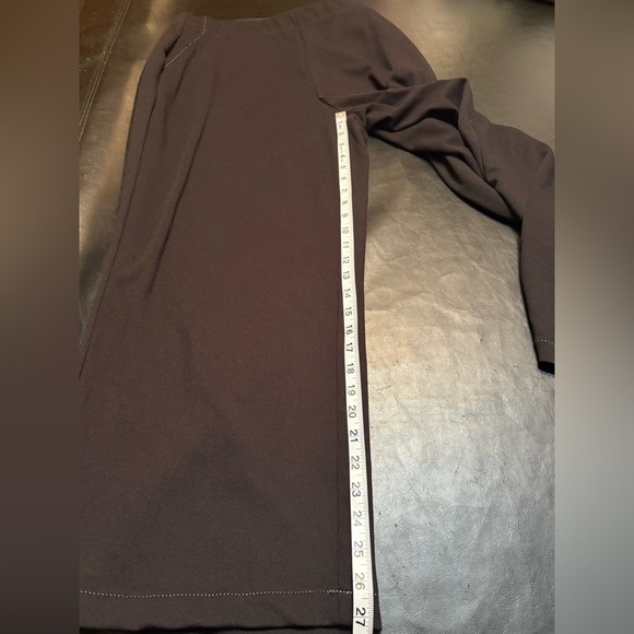 Max Studio Black Top with white thread trim & Wide Leg Trousers Set 2X MSRP $198 - Picture 14 of 16